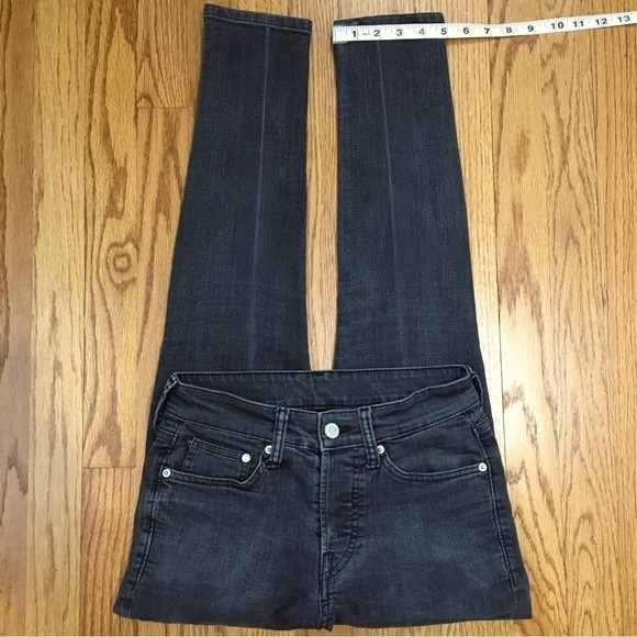 H&M High Waist Black Cotton Blend Skinny Jeans - Picture 14 of 14